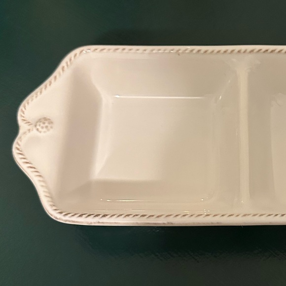 Juliska Berry & Thread Whitewash Two Section Server - Picture 2 of 7